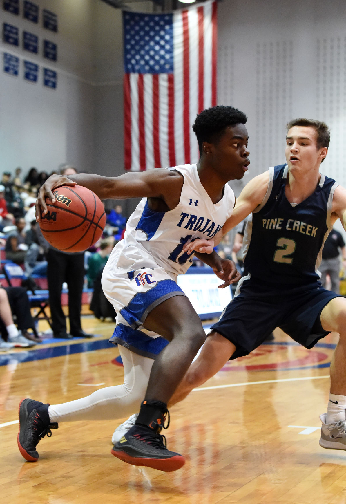 PHOTOS: Fountain-Fort Carson Trojans (58) Pine Creek Eagles (70)